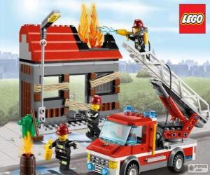 Puzzle Lego πυροσβέστες